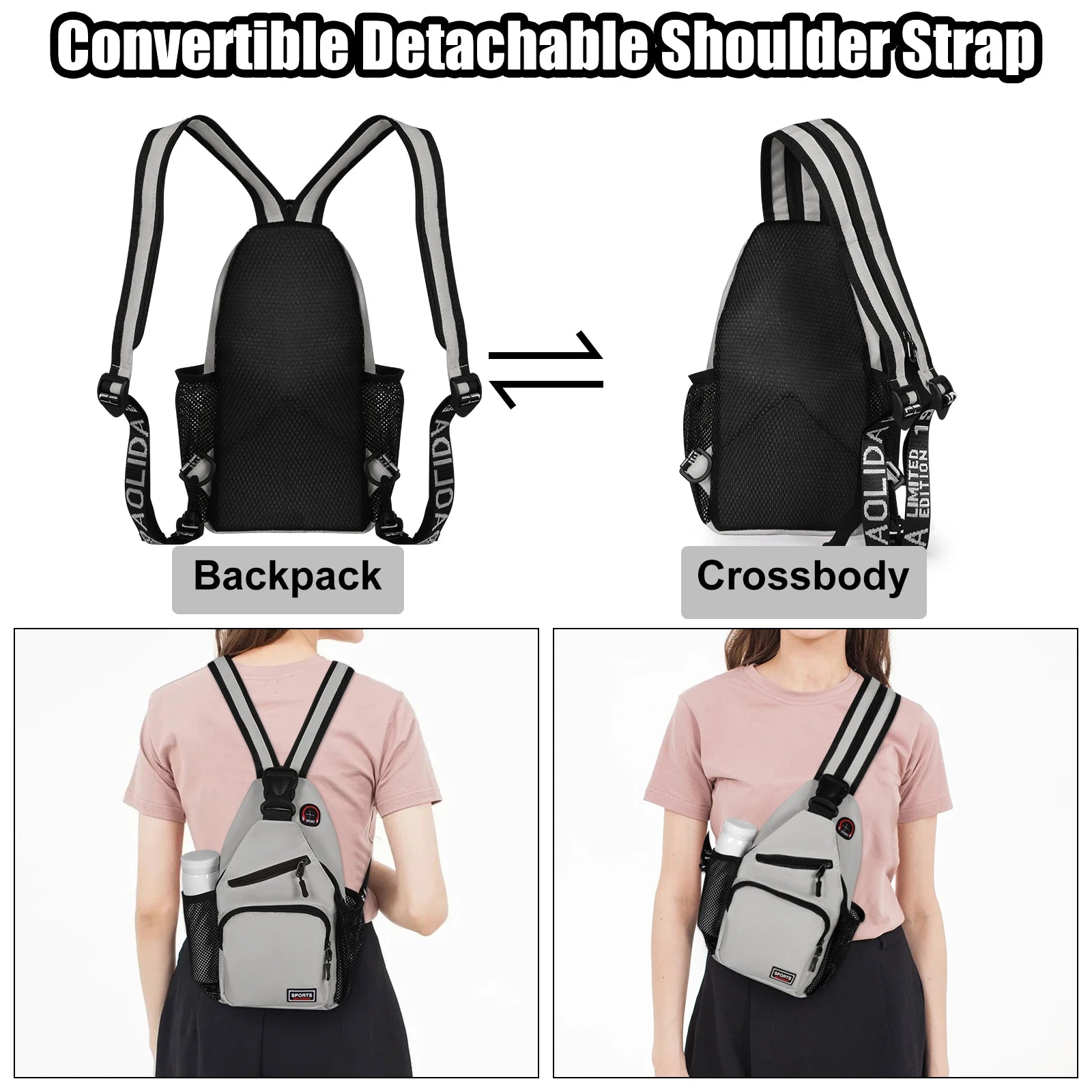 Large Capacity Chest Sloping Backpack - Fashionable Sports And Leisure Design, Multifunctional Sloping Waist Bag, Spacious Stora