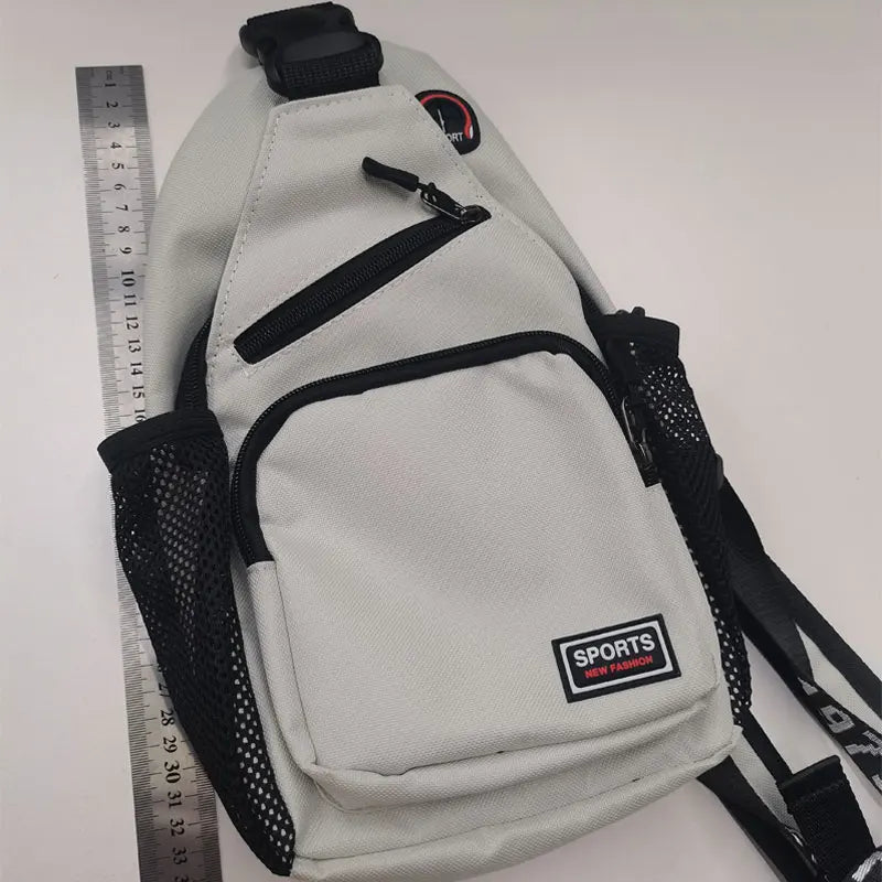 Large Capacity Chest Sloping Backpack - Fashionable Sports And Leisure Design, Multifunctional Sloping Waist Bag, Spacious Stora