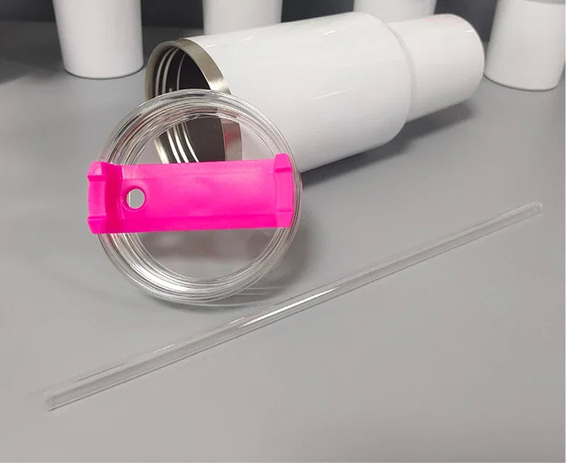 1200ML Sublimation Blank Tumbler Stainless Steel Car Cup Coffee Mug Large Capacity Water Bottle 40OZ Vacuum Thermos Bottle DIY