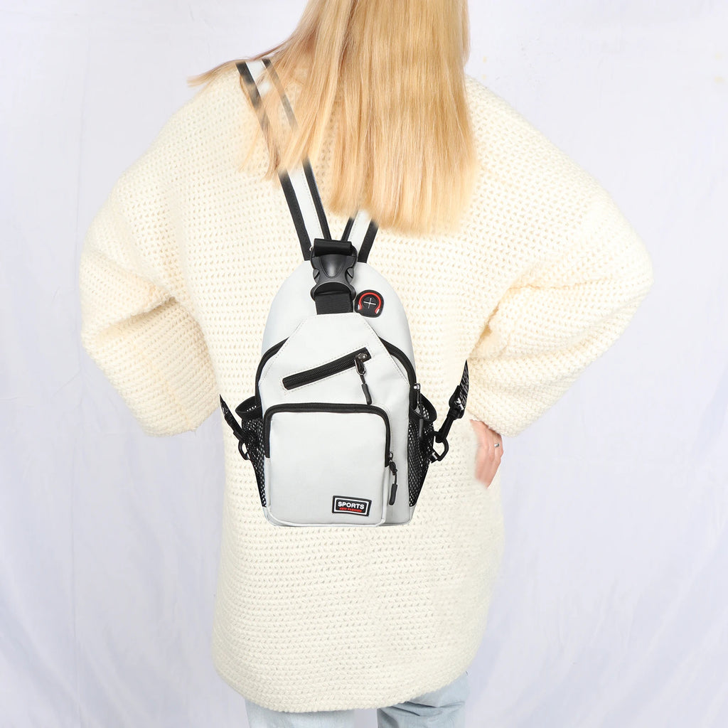 Large Capacity Chest Sloping Backpack - Fashionable Sports And Leisure Design, Multifunctional Sloping Waist Bag, Spacious Stora