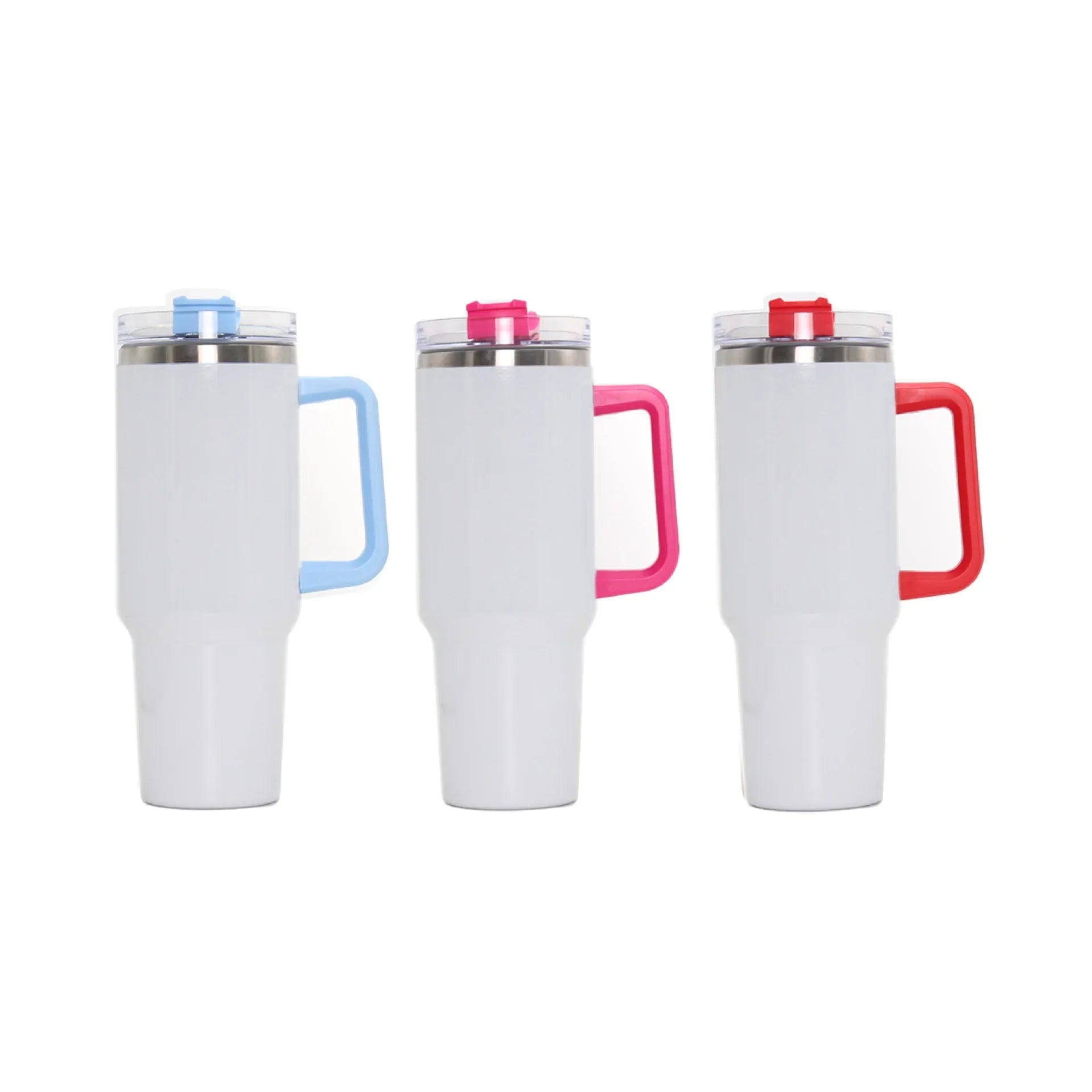 1200ML Sublimation Blank Tumbler Stainless Steel Car Cup Coffee Mug Large Capacity Water Bottle 40OZ Vacuum Thermos Bottle DIY