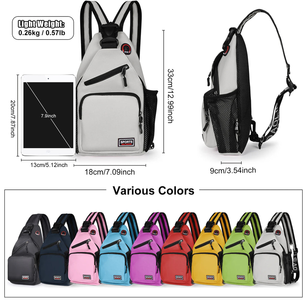 Large Capacity Chest Sloping Backpack - Fashionable Sports And Leisure Design, Multifunctional Sloping Waist Bag, Spacious Stora