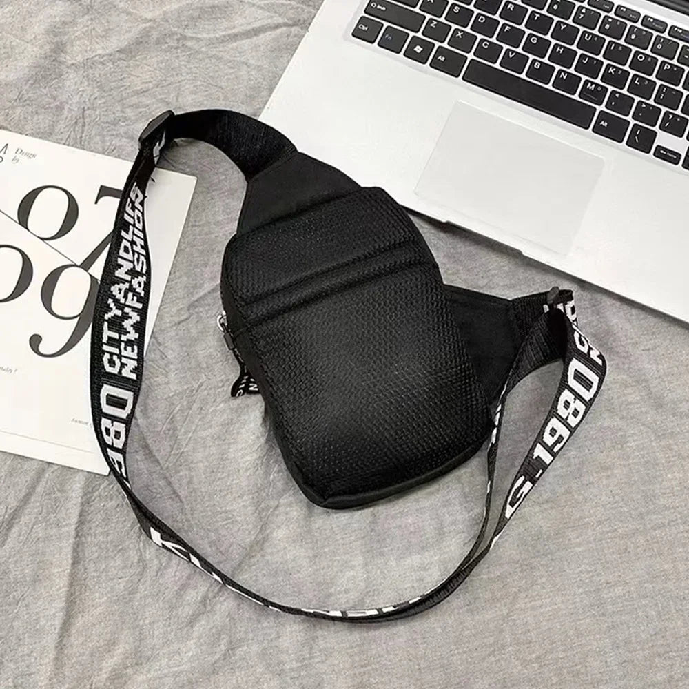 Simplicity Chest Bags Outdoor Sports Chest Backpack for Men and Women Multi Functional Golden Flower Series Crossbody Bag