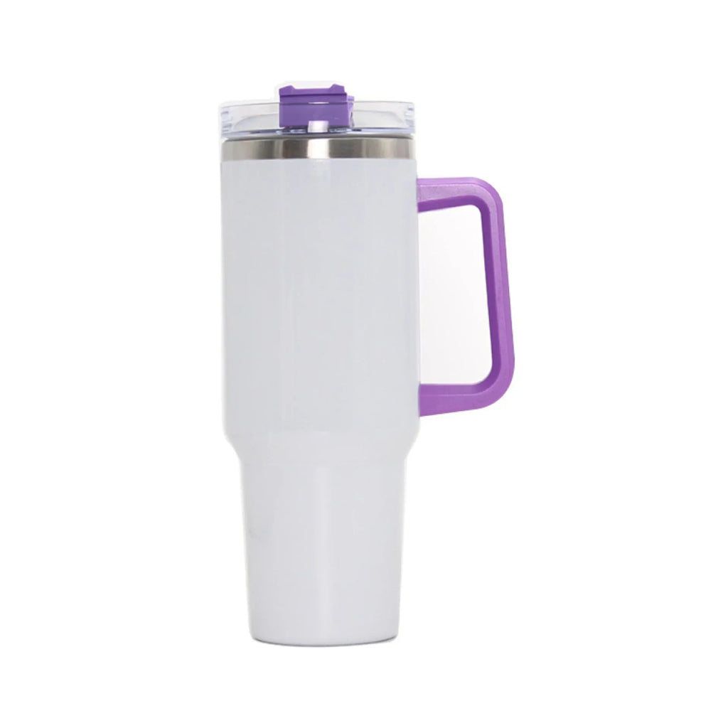 1200ML Sublimation Blank Tumbler Stainless Steel Car Cup Coffee Mug Large Capacity Water Bottle 40OZ Vacuum Thermos Bottle DIY