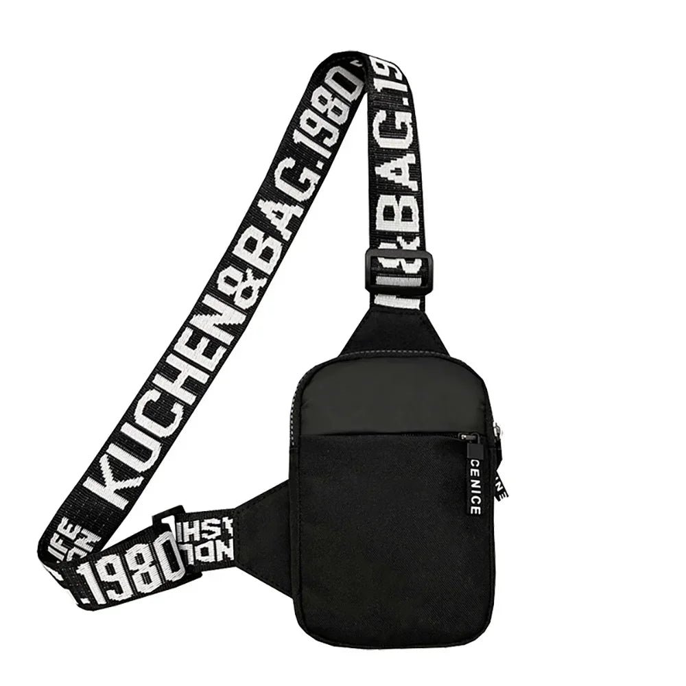 Simplicity Chest Bags Outdoor Sports Chest Backpack for Men and Women Multi Functional Golden Flower Series Crossbody Bag