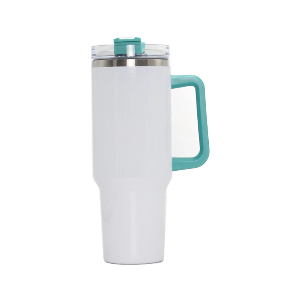 1200ML Sublimation Blank Tumbler Stainless Steel Car Cup Coffee Mug Large Capacity Water Bottle 40OZ Vacuum Thermos Bottle DIY