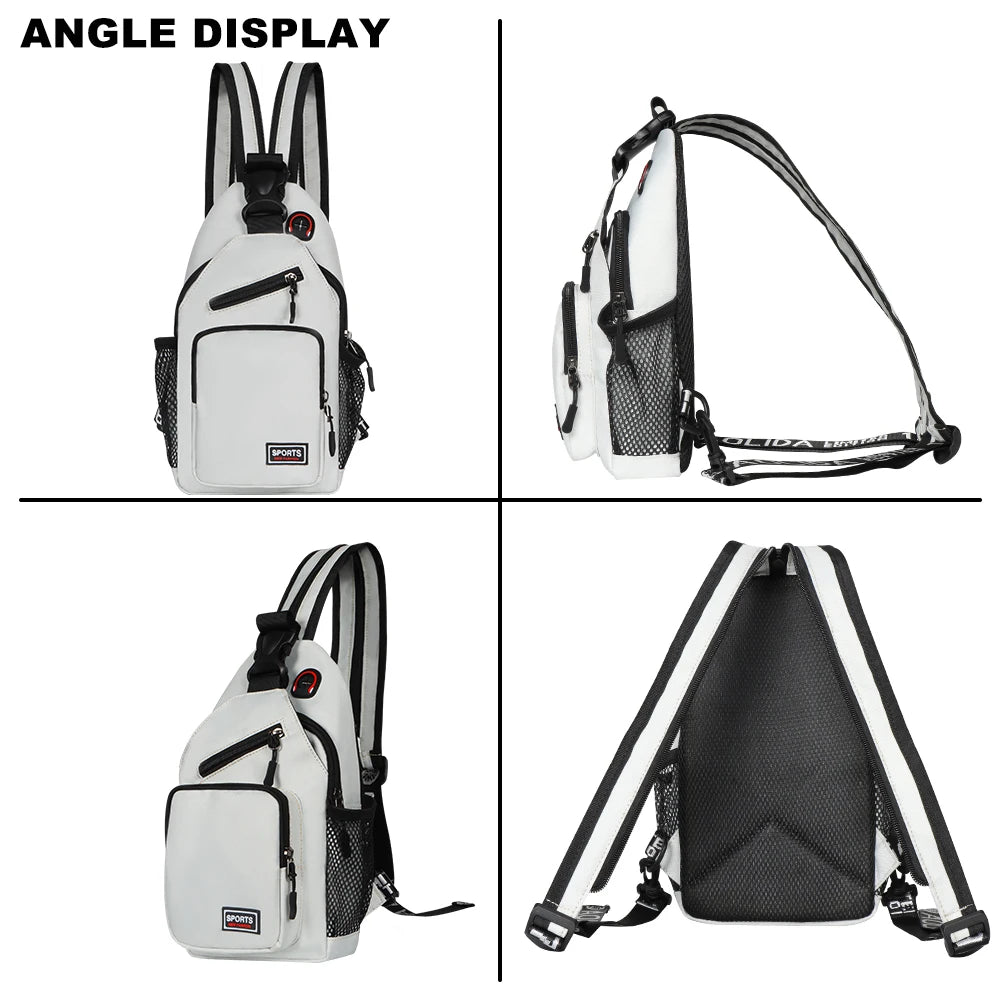 Large Capacity Chest Sloping Backpack - Fashionable Sports And Leisure Design, Multifunctional Sloping Waist Bag, Spacious Stora
