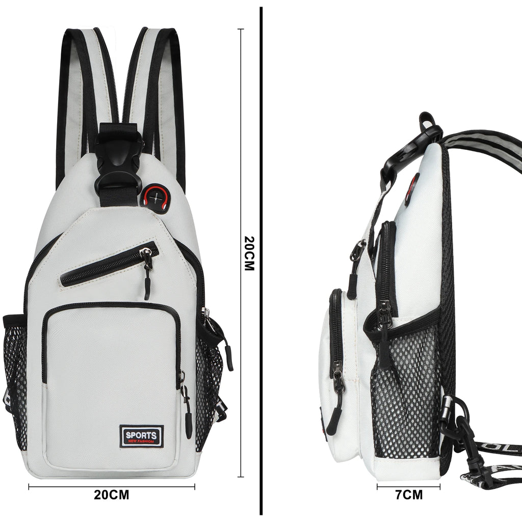 Large Capacity Chest Sloping Backpack - Fashionable Sports And Leisure Design, Multifunctional Sloping Waist Bag, Spacious Stora
