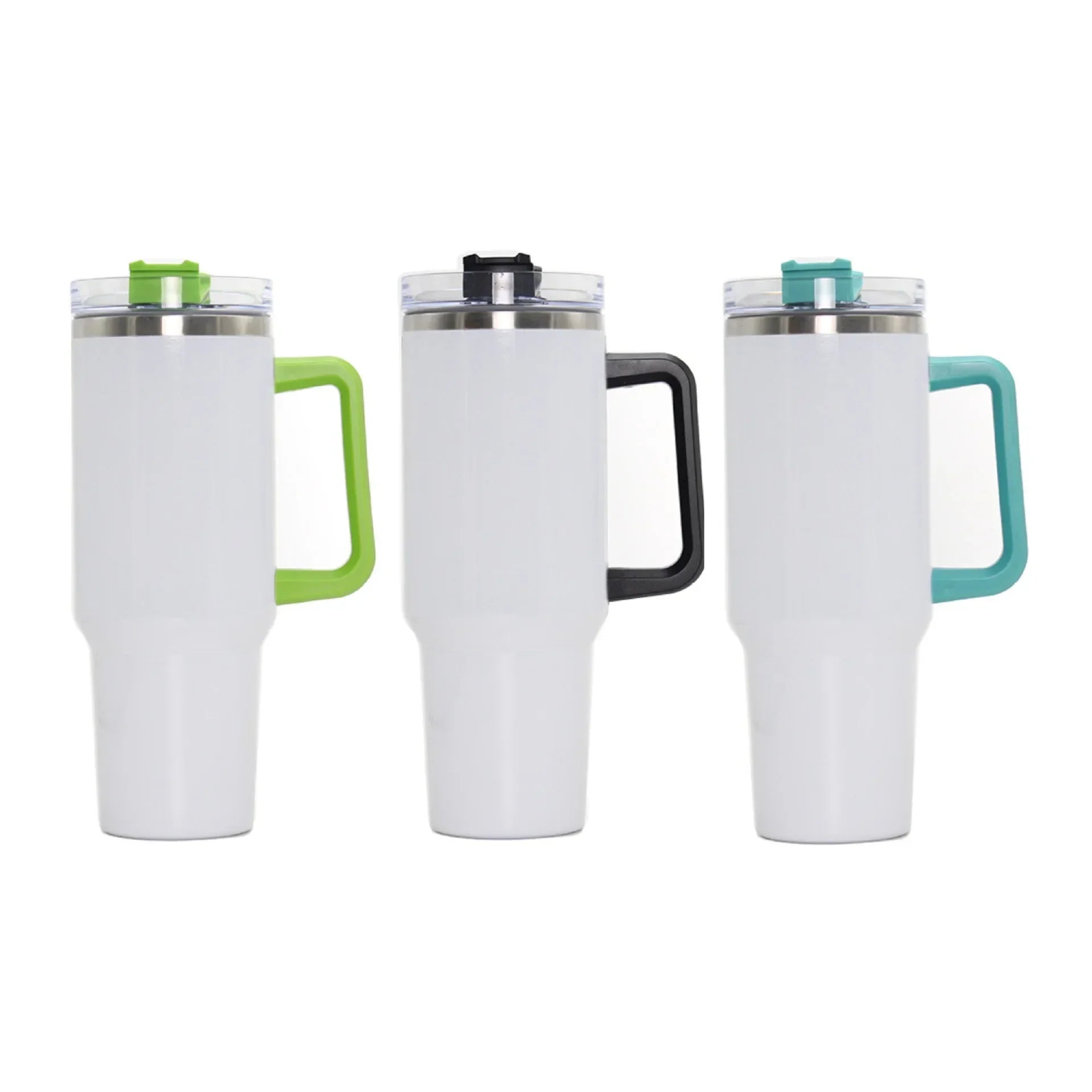 1200ML Sublimation Blank Tumbler Stainless Steel Car Cup Coffee Mug Large Capacity Water Bottle 40OZ Vacuum Thermos Bottle DIY