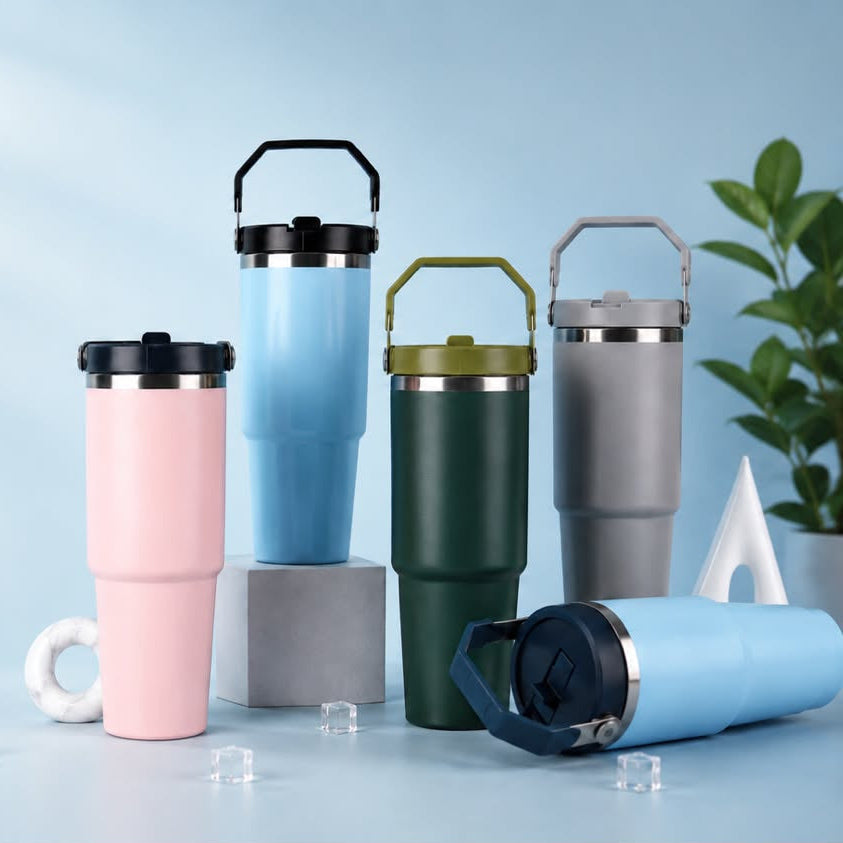 The trip. Chest bag + stainless steel tumbler